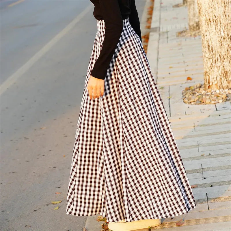 GR | Maxi skirt with high waist