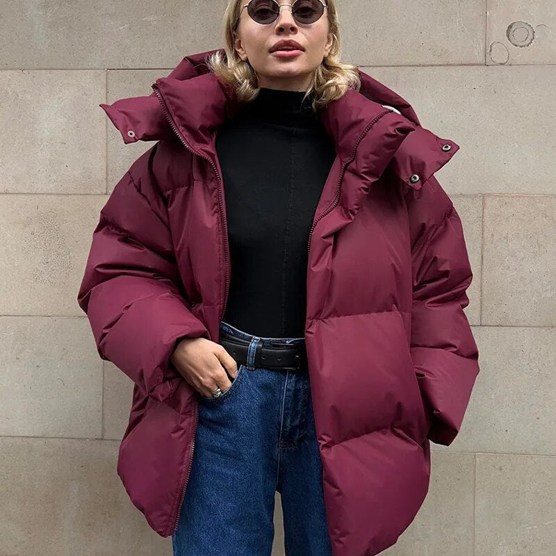 GR - Fashionable Oversized Women's Coat