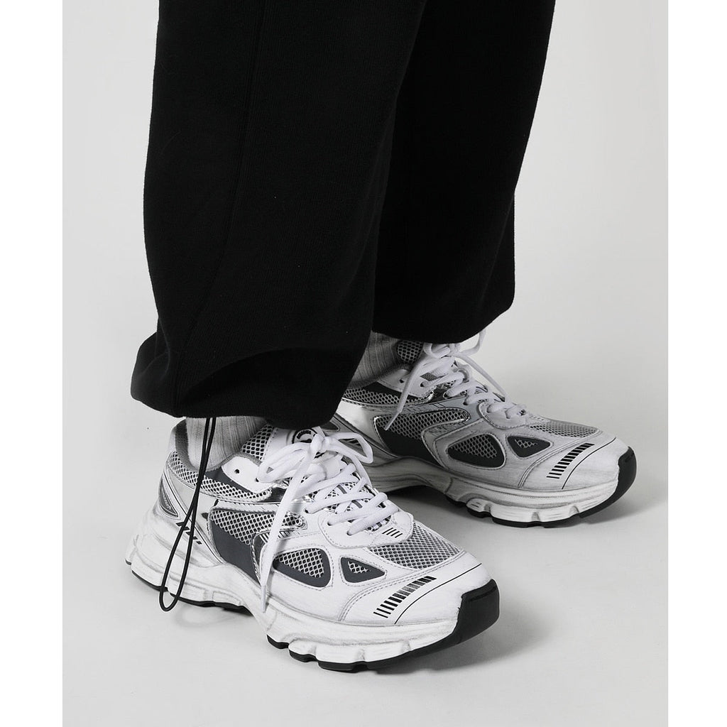 GR | Multicolored Mesh Sneakers with Thick Sole for Women
