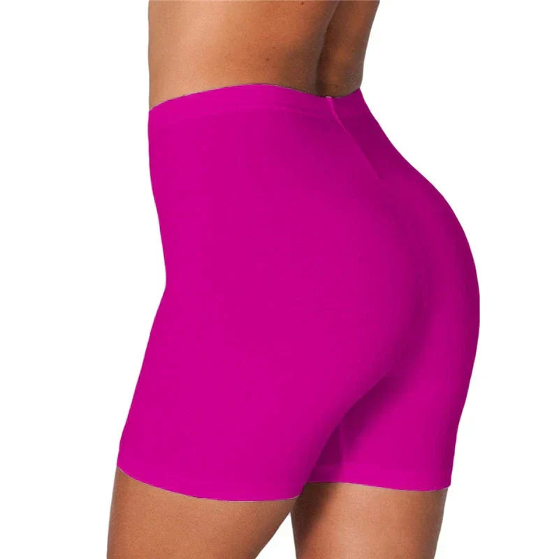 GR | High Waist Stretch Fit Fahrradshorts Atmungsaktive Slim Athleisure Unterteile