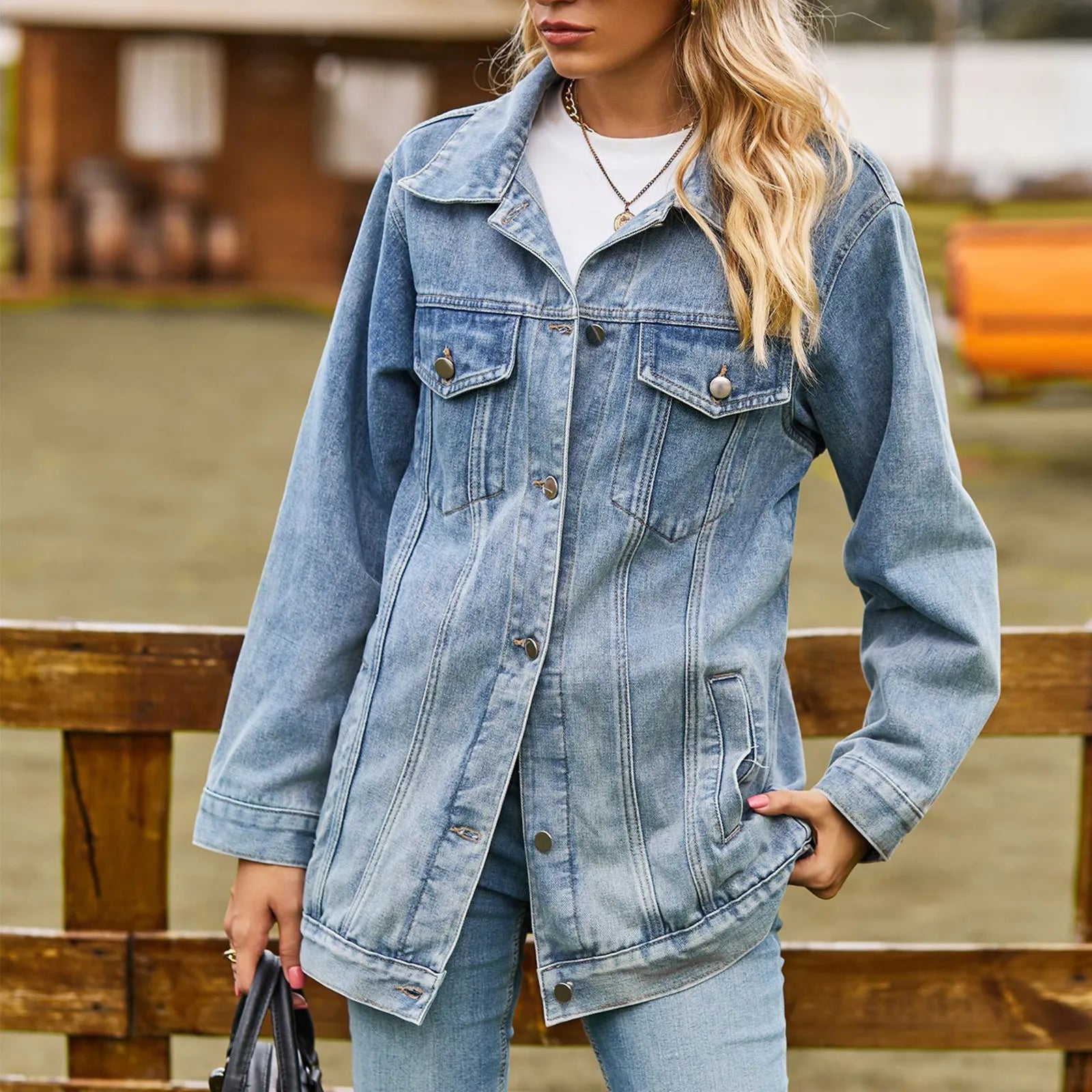 GR | Classic Elegant Denim Jacket