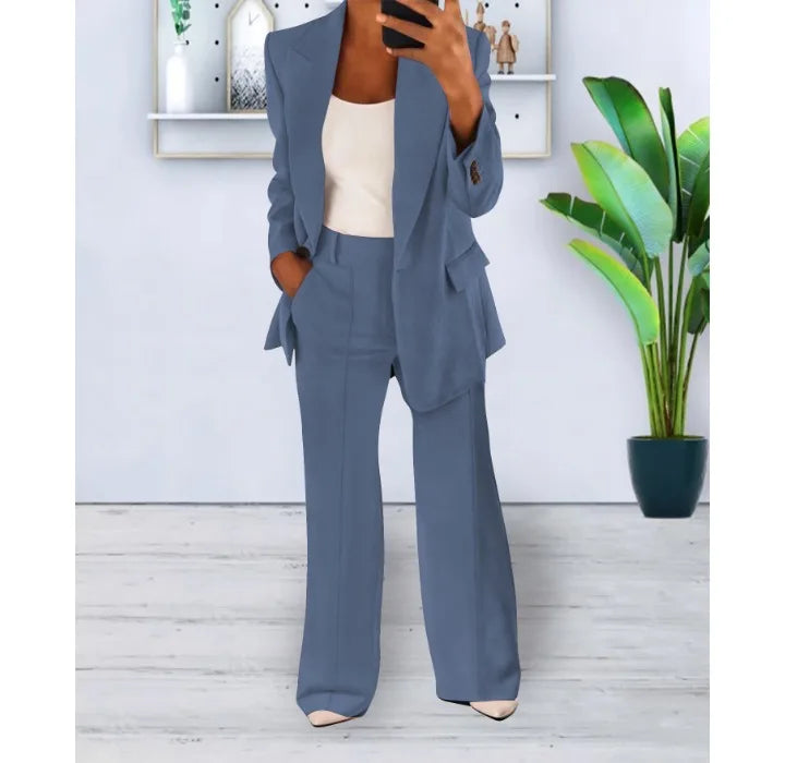 GR | Elegant trouser suit and jacket set for women