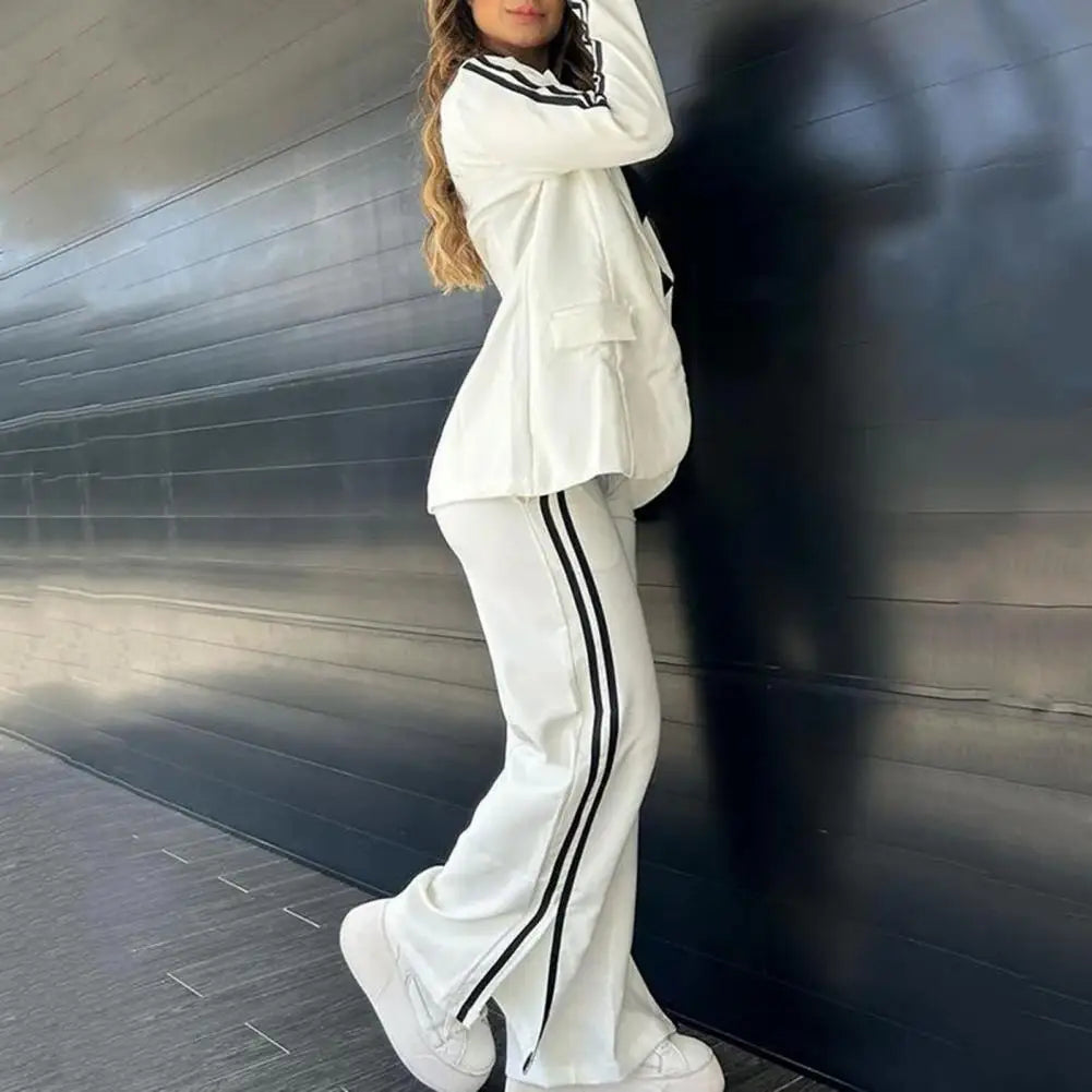 GR | Women's shirt and trousers set, elegant and fashionable