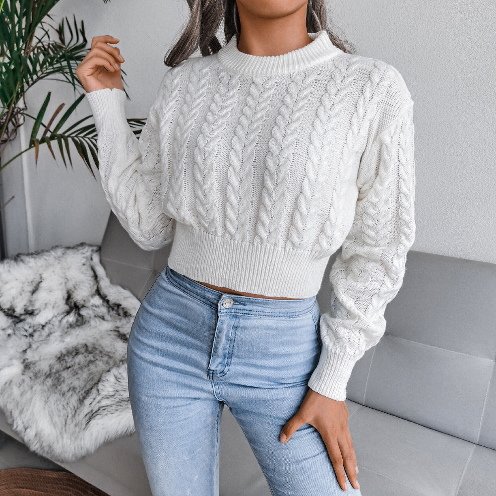 GR - Gestrickter kurzer Pullover