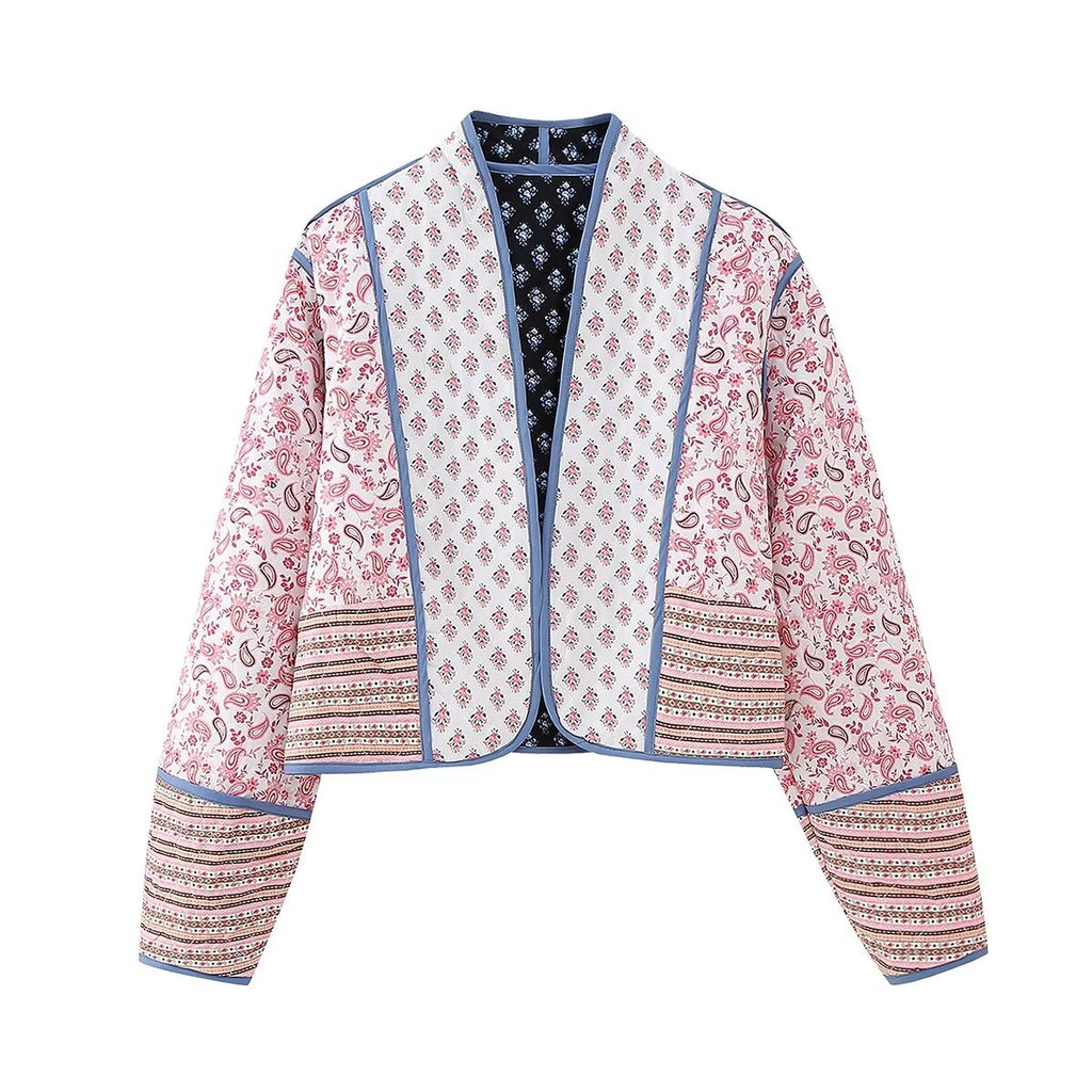 GR | Women's jacket with floral pattern