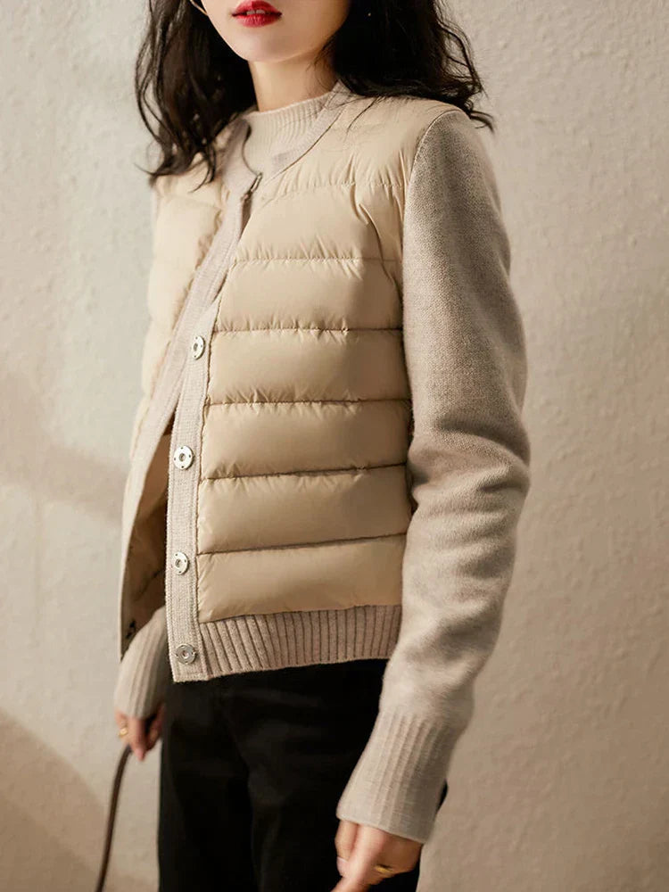 GR - Trendy women's puffer jacket