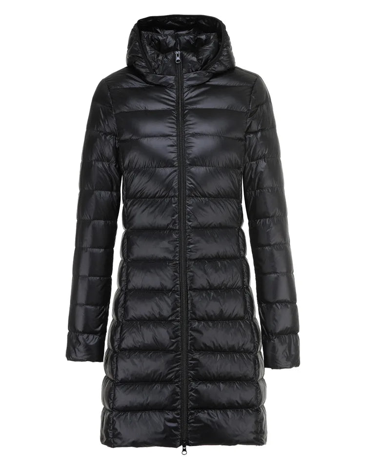 GR | Long lightweight down jacket