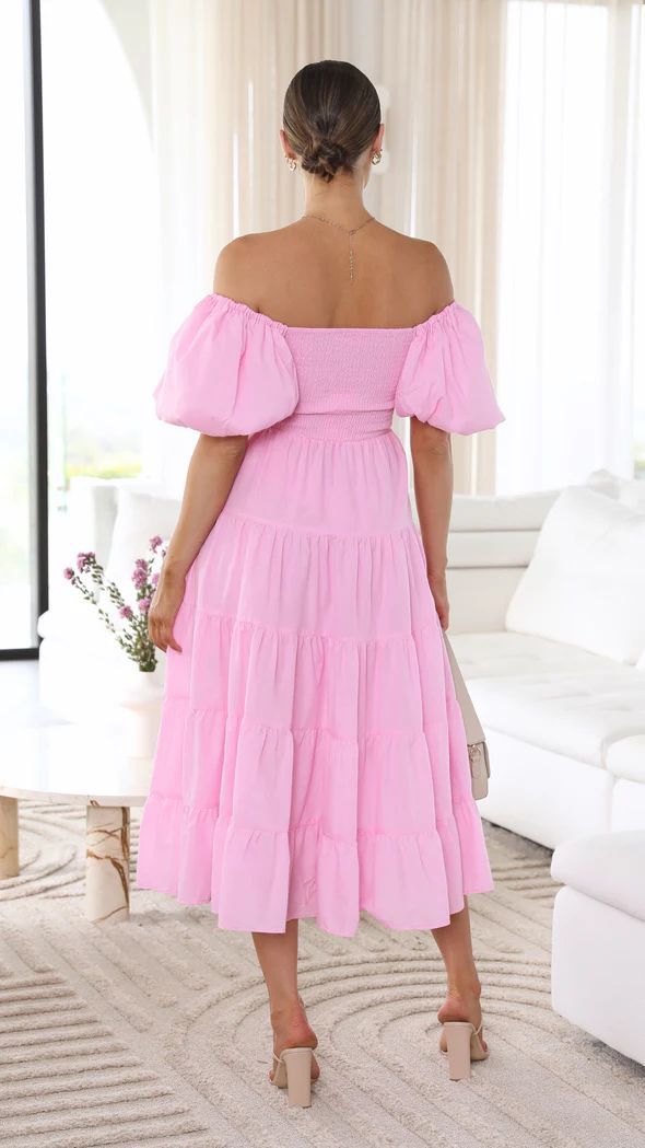 GR - Schulterfreies Midikleid