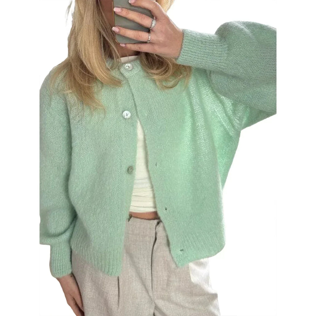 GR | Long-sleeved knit cardigan