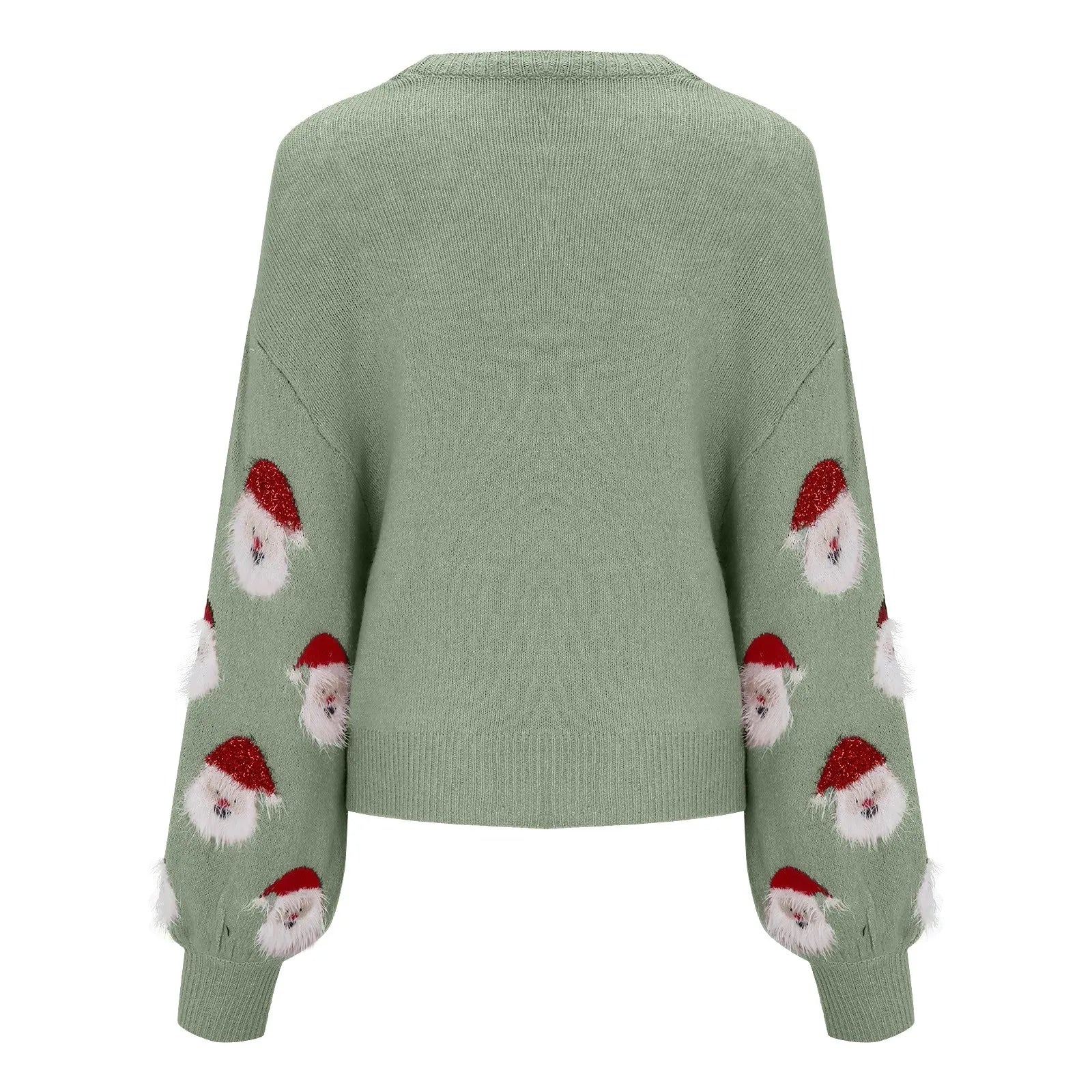 GR - Ugly Christmas Sweater - Santa Claus Pattern Sweater