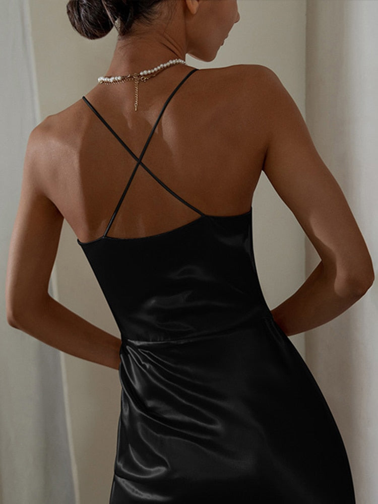GR | Elegant satin dress