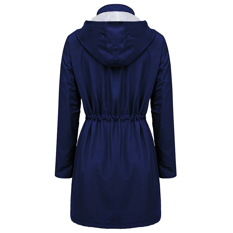 GR Wonder Hooded Waterproof Long Coat