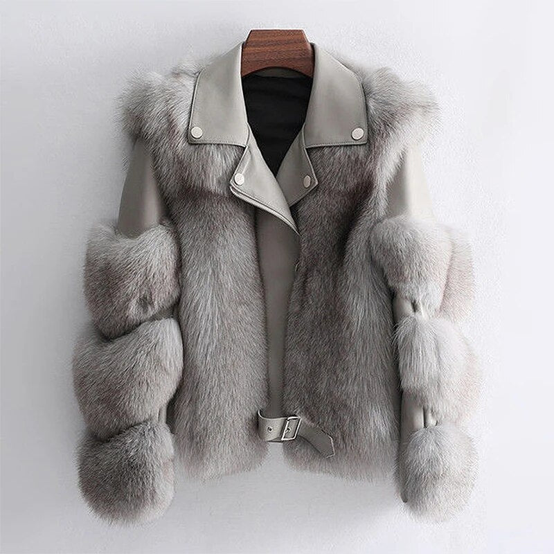 GR™ - Luxury Leather Fur Jacket [Last Day Discount]