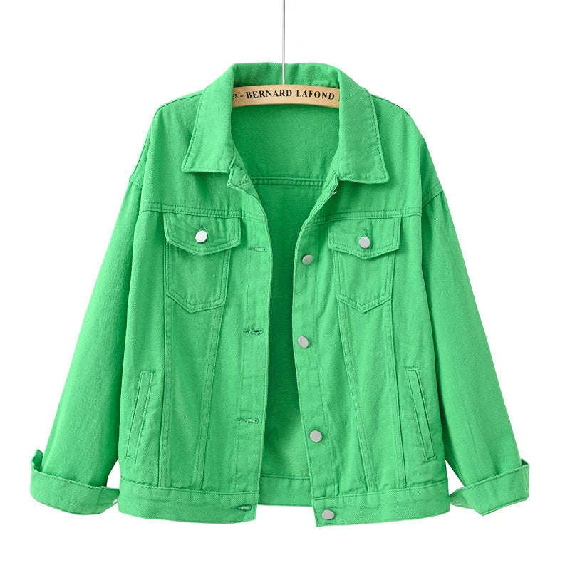 GR | Classic women's denim jacket in many colors