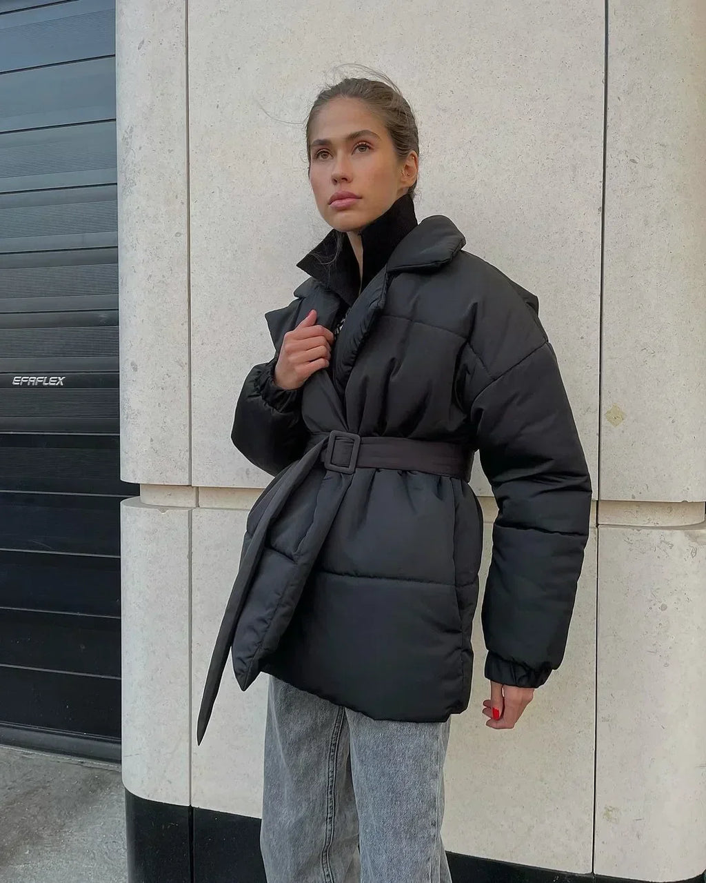 GR - Puffer jacket - With belt