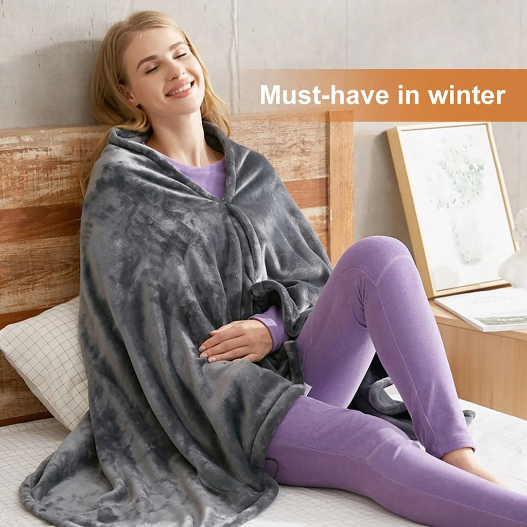 GR | Warm fleece blanket | With temperature control