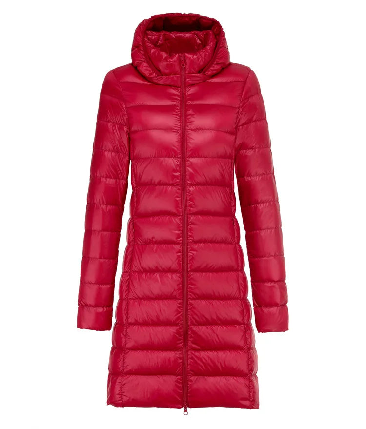 GR | Long lightweight down jacket