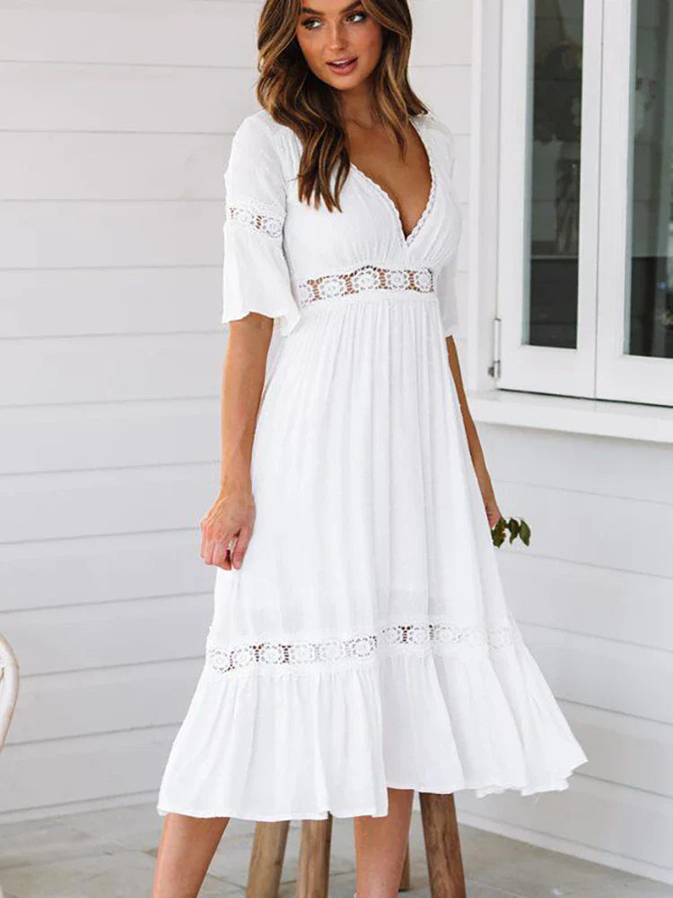GR | Boho-Midi-Kleid