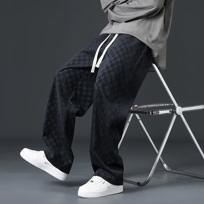 GR | Stylische Jogginghose Mit Karomuster