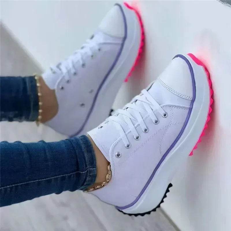GR | Canvas Sneakers Casual Lace-up Shoes