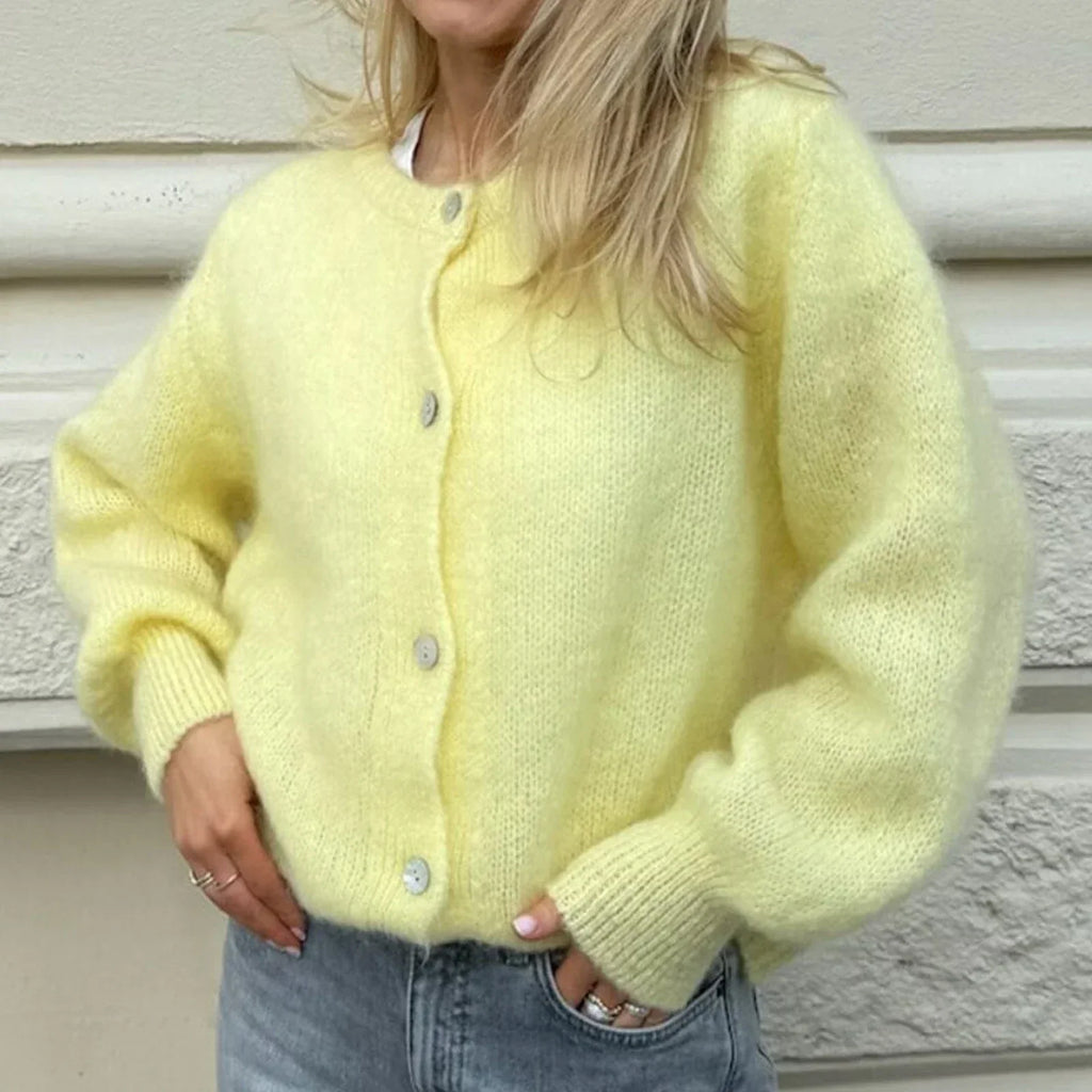 GR | Long-sleeved knit cardigan