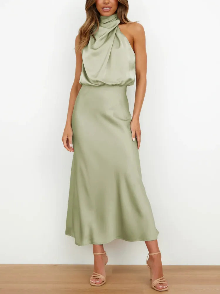 GR - Satin evening dresses for women