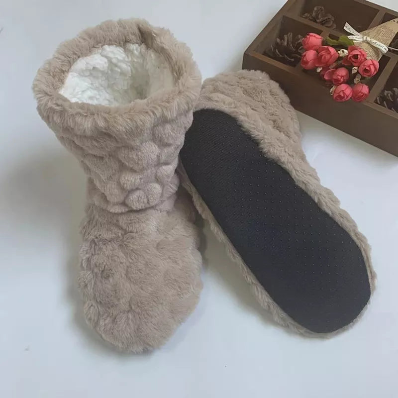 GR | Plush slippers - cozy fleece slippers