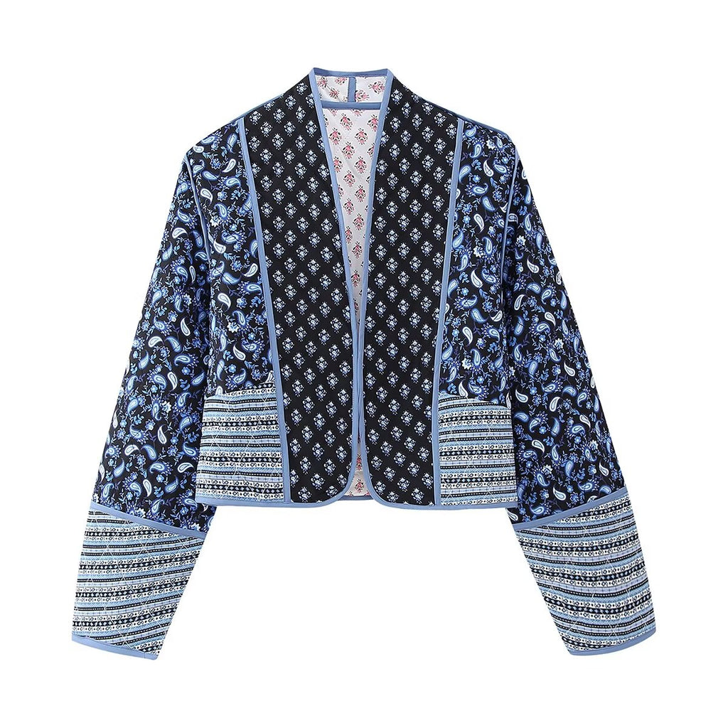 GR | Women's jacket with floral pattern