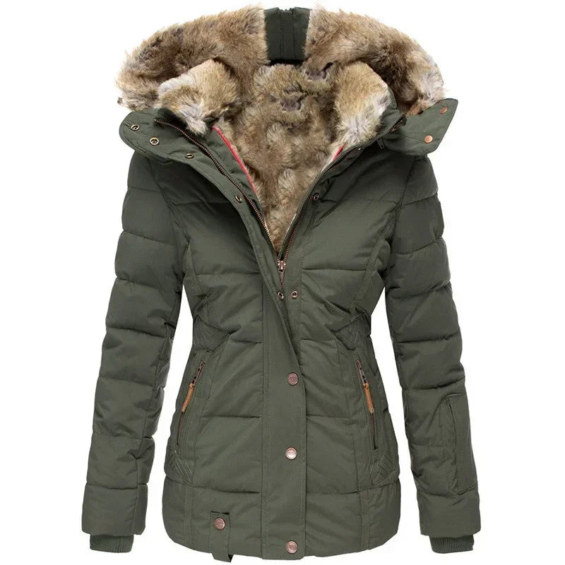 GR - Winter coat with wool collar