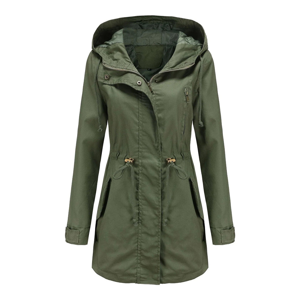GR Elegant Waterproof Outdoor Rain Jacket for Women | Perfect for Outdoor Activities