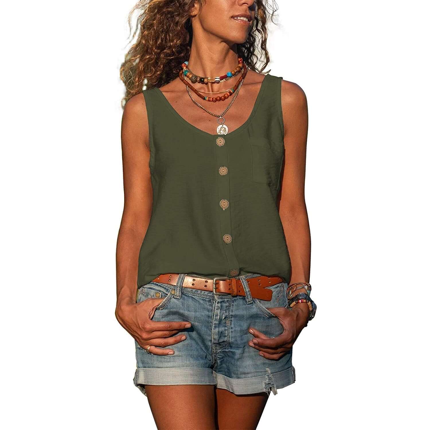 GR | Fashionable and elegant women's tank top