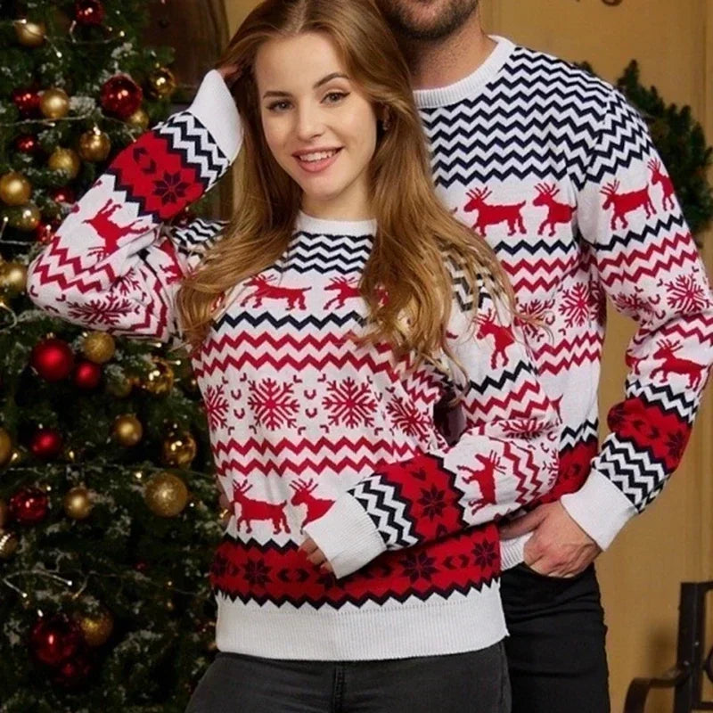 GR - Hässlicher Weihnachtspulli - Gemütlicher Strickpullover im skandinavischen Stil