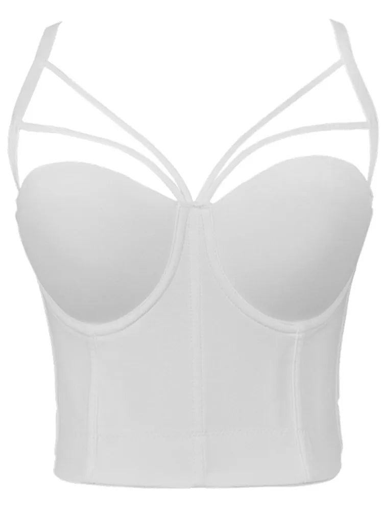 GR | 5 Colors Women's Sexy Designer Summer V-Neck Nude Black White Red Pink Cotton Camisole Tops Women's Camis Crop Tops