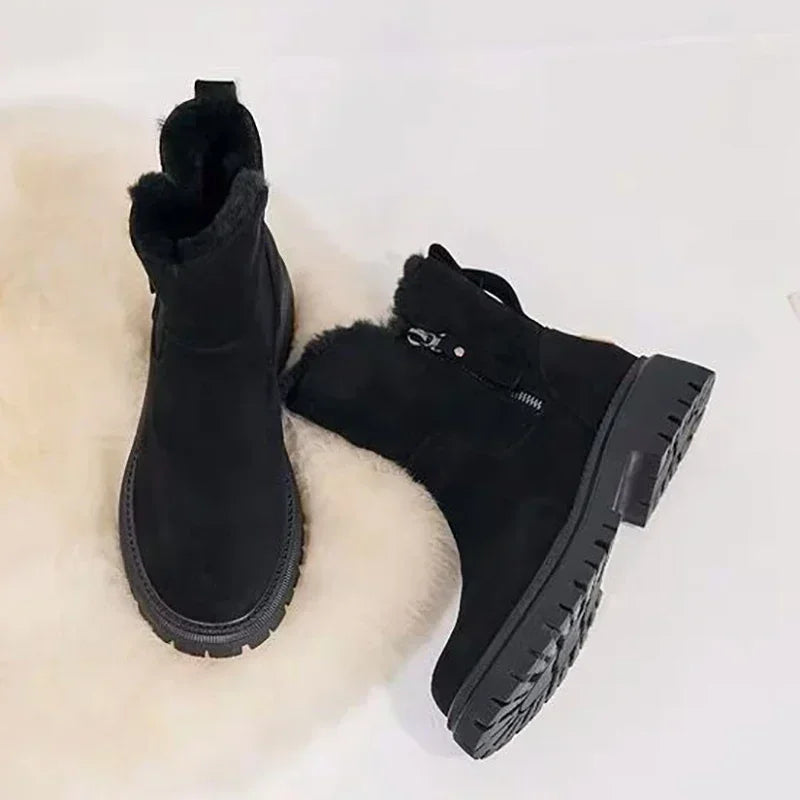 GR | Women's snow boots with plush lining