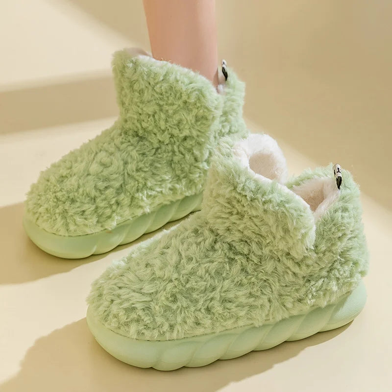 GR - Women's slippers - cotton, warm, for autumn and winter