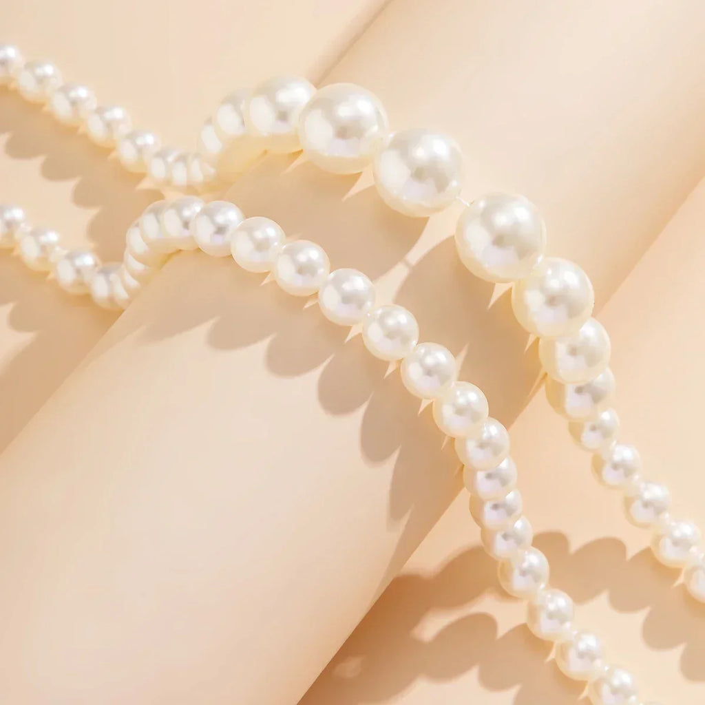 GR | Embellished Double Layer Necklace Set for Women