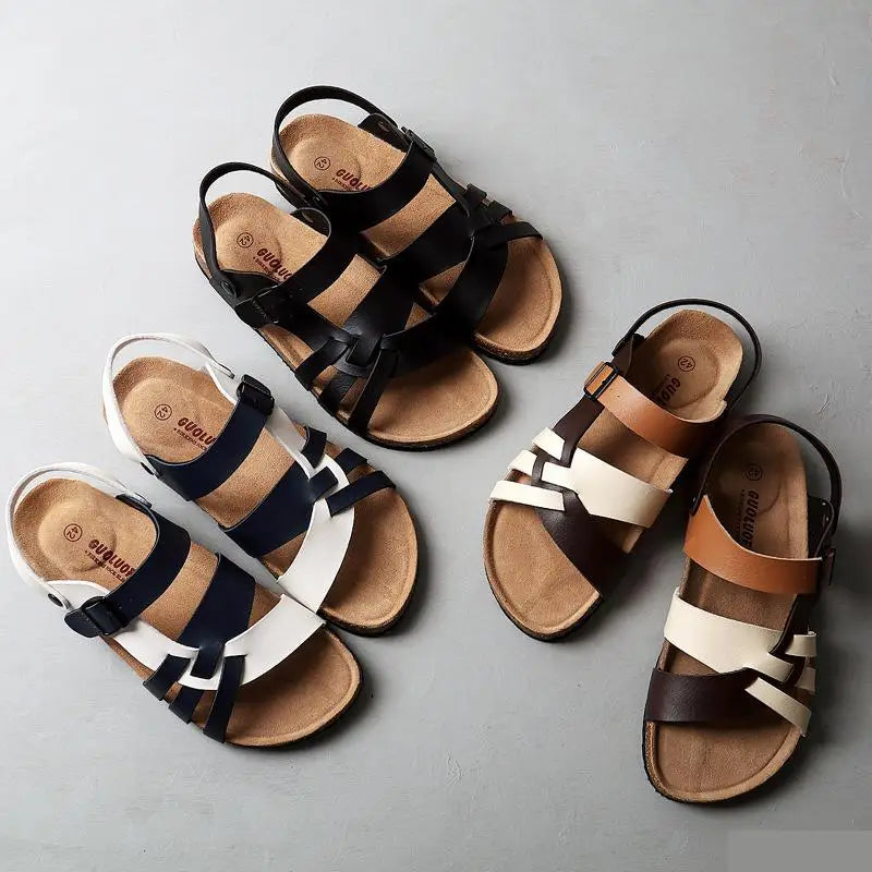 GR | Premium Orthopedic Leather Sandals
