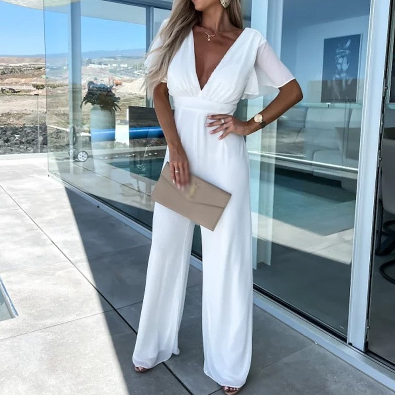 GR | Stylish wide-leg jumpsuit
