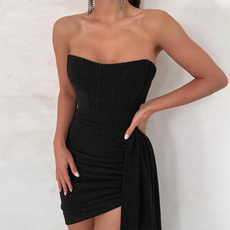 GR | Glitter-free strapless dress