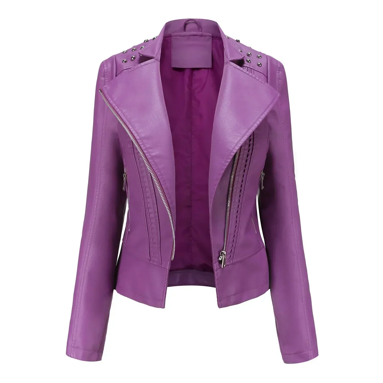 GR | Elegant leather jacket for women.