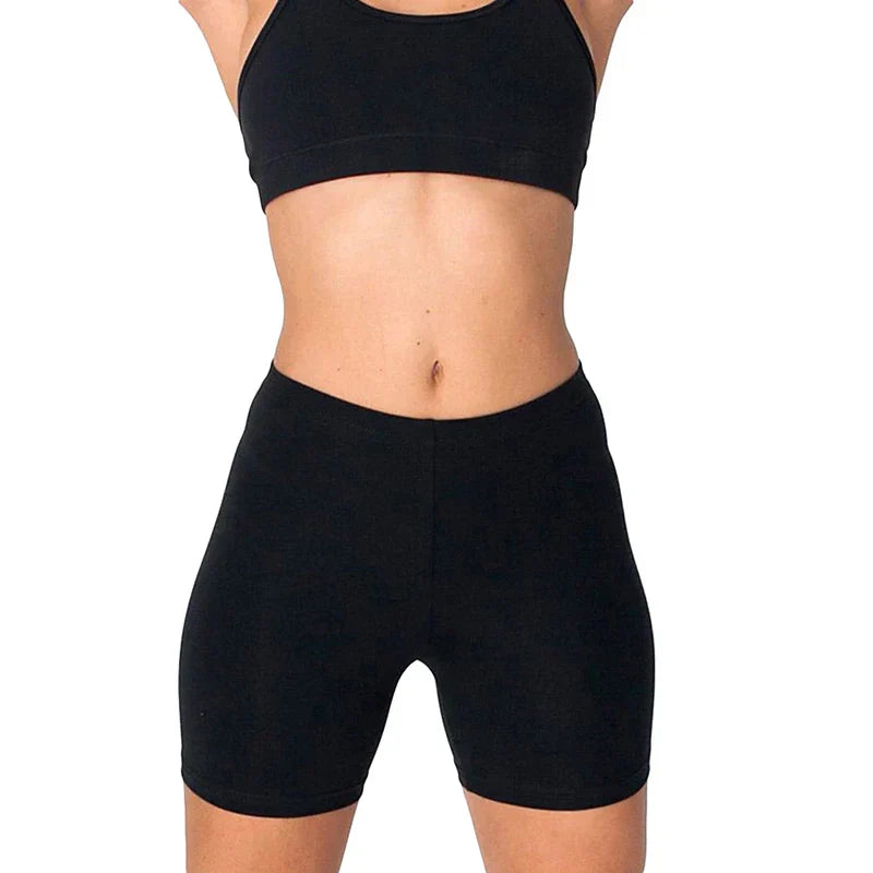 GR | High Waist Stretch Fit Fahrradshorts Atmungsaktive Slim Athleisure Unterteile