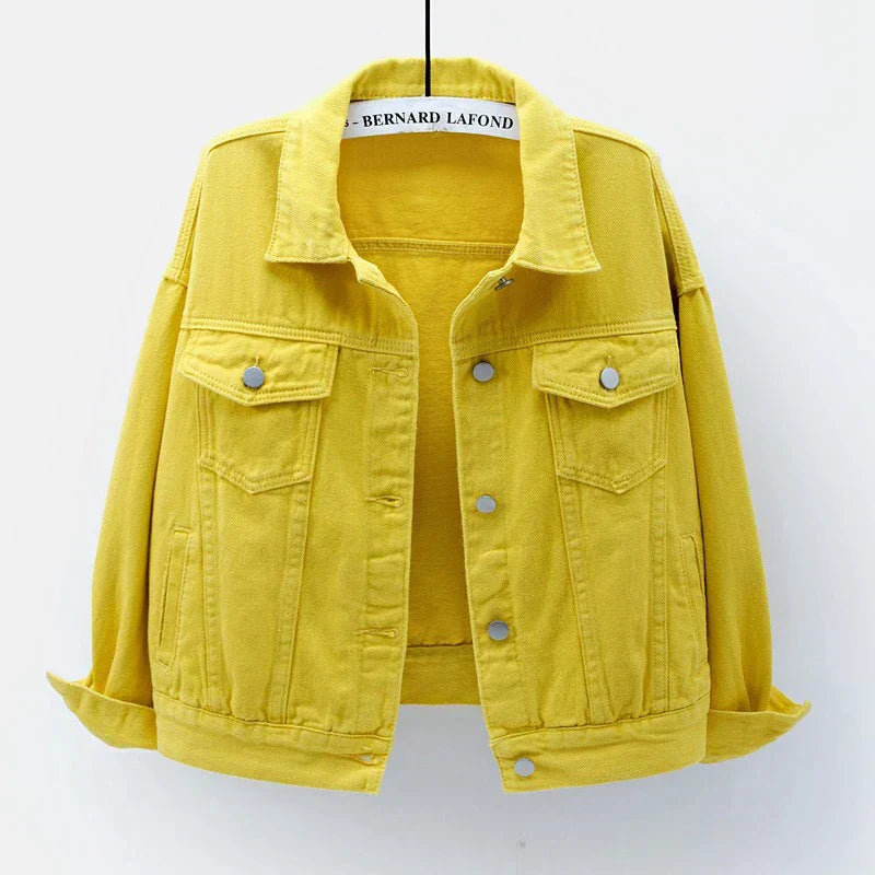 GR | Classic women's denim jacket in many colors