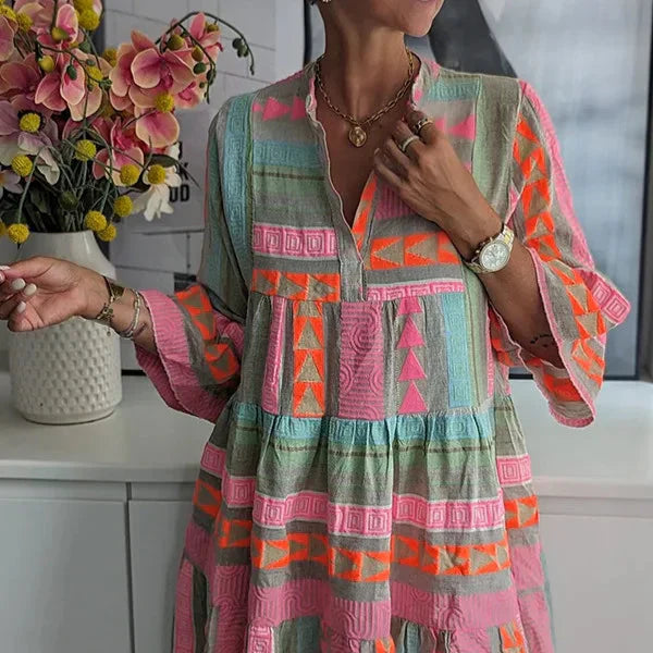 GR | Boho Chic Loose Fit Dress