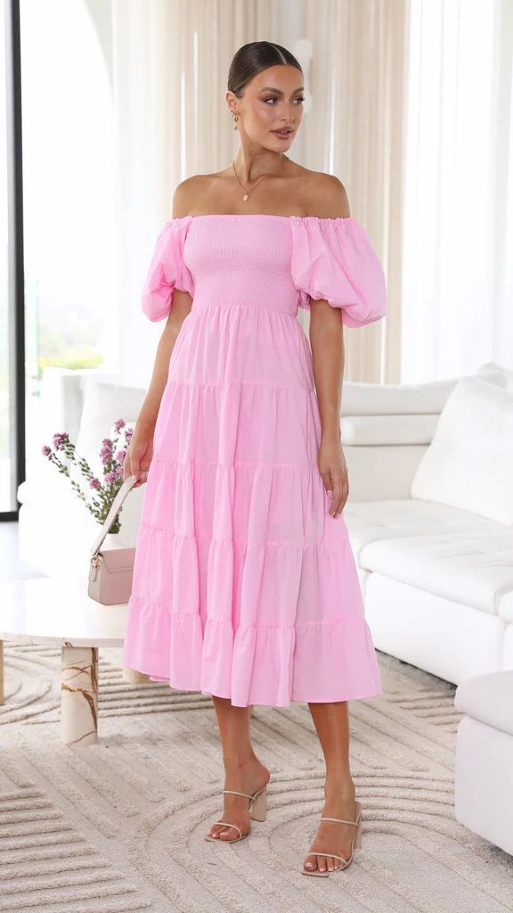 GR - Schulterfreies Midikleid