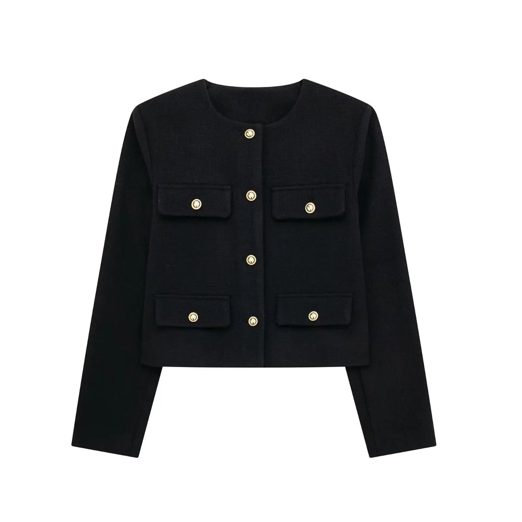 GR - Trendy Buttoned Short Blazer