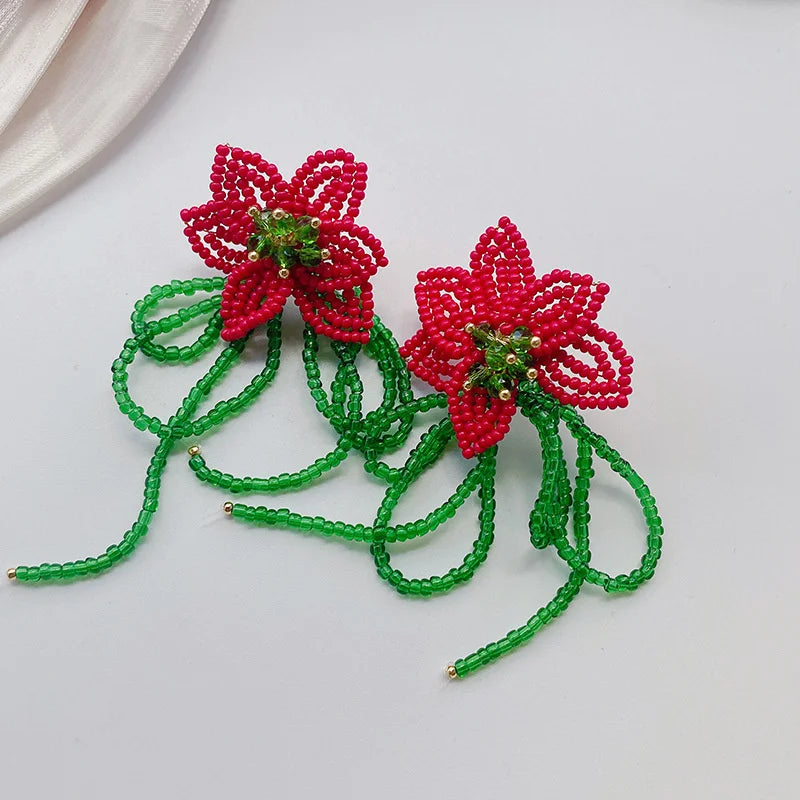 GR | Flower Pearl Earrings