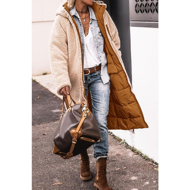 GR | Double-breasted reversible jacket for women