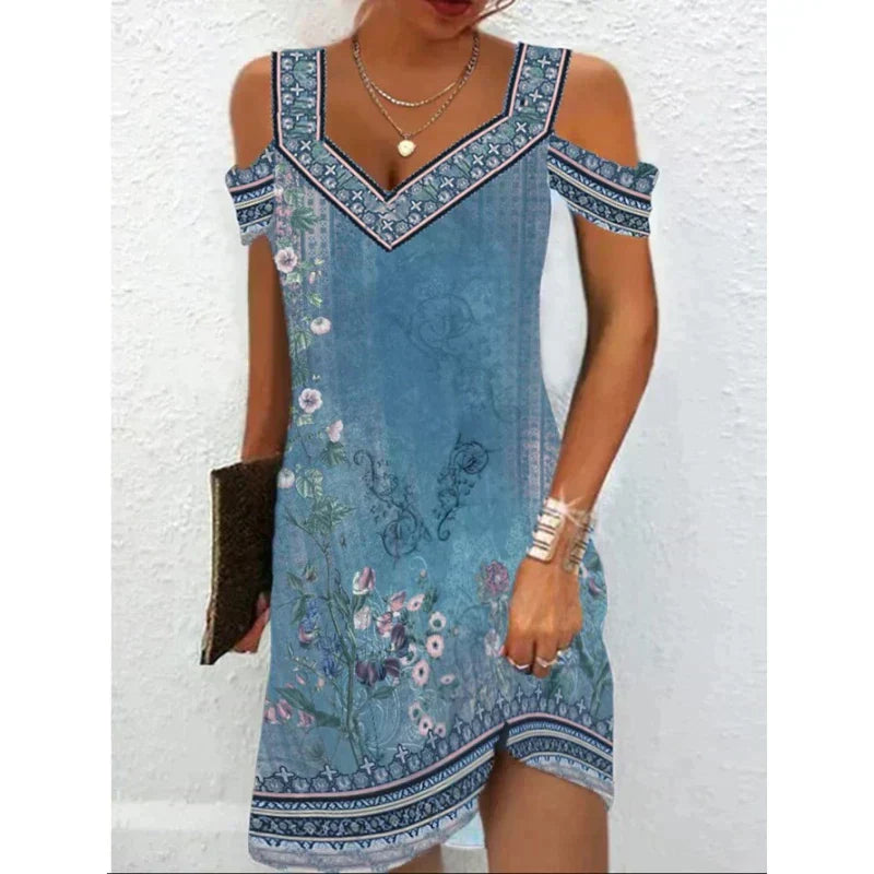 GR | Spring/Summer Vintage Dress with Shoulder Cutout