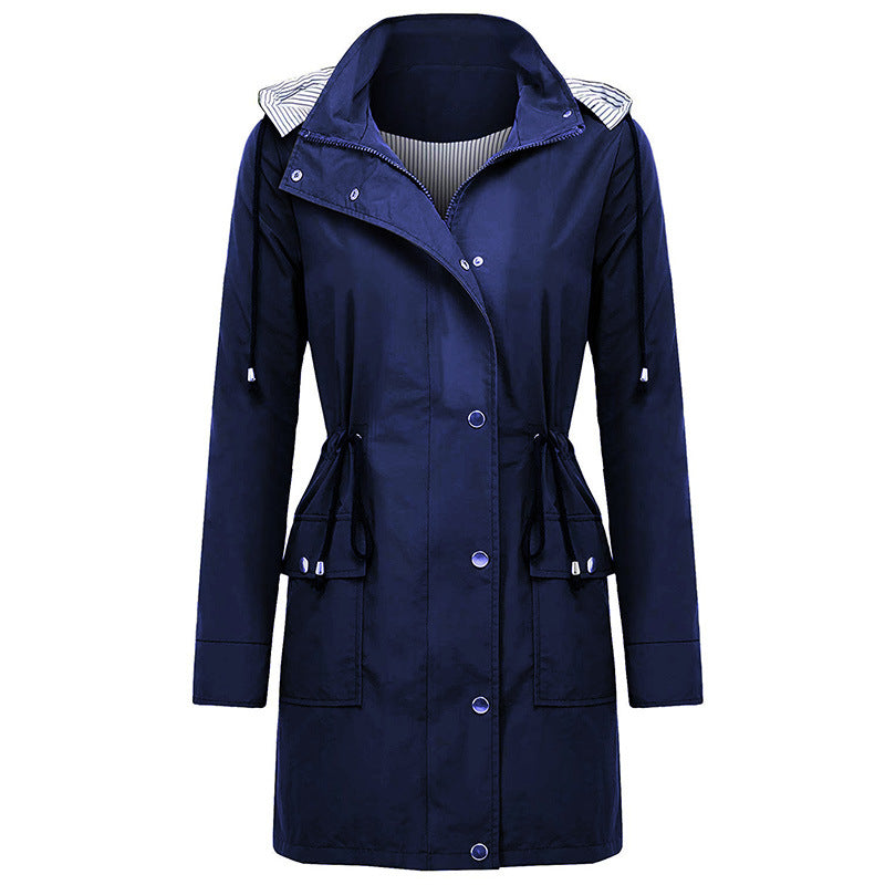 GR Wonder Hooded Waterproof Long Coat