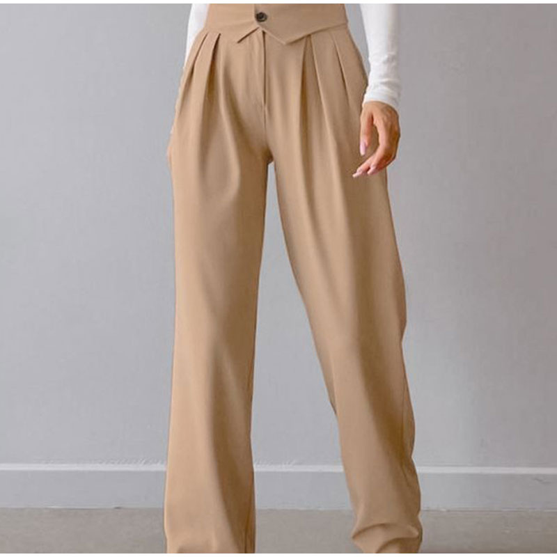 GR | Stilvolle High-Waist-Hose mit Falten